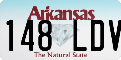 AR license plate 148LDV