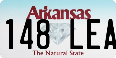 AR license plate 148LEA