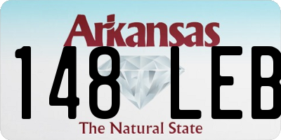 AR license plate 148LEB