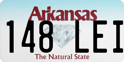 AR license plate 148LEI