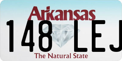 AR license plate 148LEJ