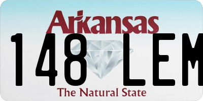 AR license plate 148LEM