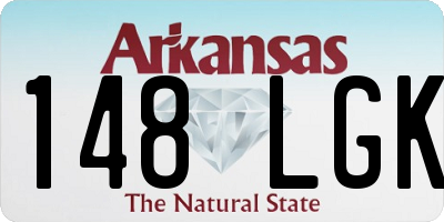 AR license plate 148LGK