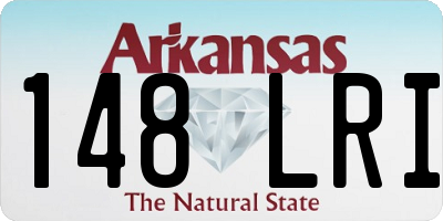 AR license plate 148LRI
