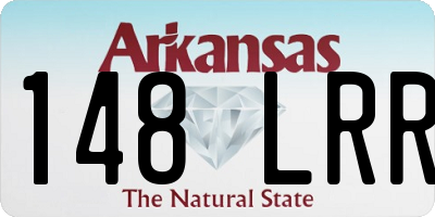 AR license plate 148LRR