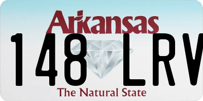 AR license plate 148LRV