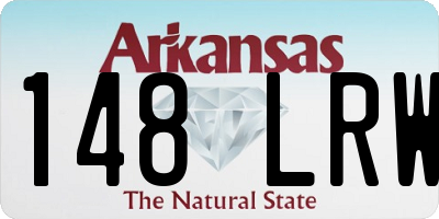 AR license plate 148LRW