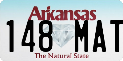 AR license plate 148MAT