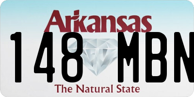 AR license plate 148MBN