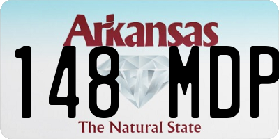 AR license plate 148MDP