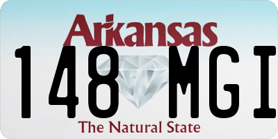 AR license plate 148MGI