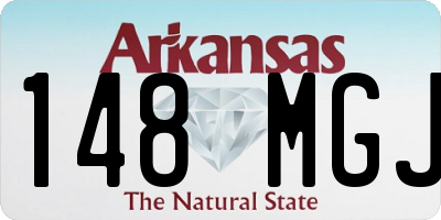 AR license plate 148MGJ