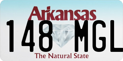 AR license plate 148MGL