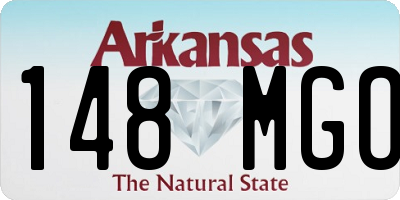 AR license plate 148MGO