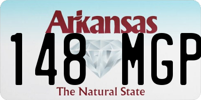 AR license plate 148MGP