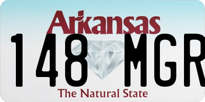 AR license plate 148MGR
