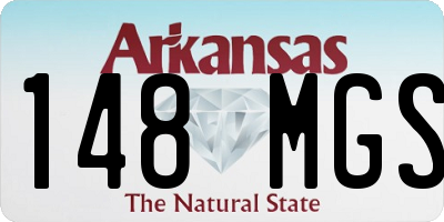 AR license plate 148MGS