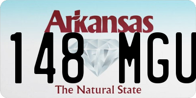 AR license plate 148MGU