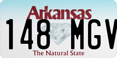 AR license plate 148MGV