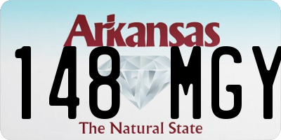 AR license plate 148MGY