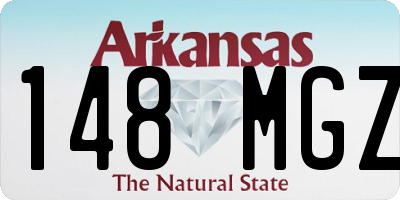 AR license plate 148MGZ