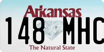 AR license plate 148MHC
