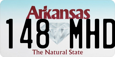 AR license plate 148MHD
