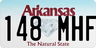 AR license plate 148MHF