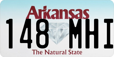 AR license plate 148MHI