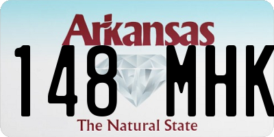 AR license plate 148MHK