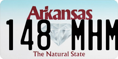 AR license plate 148MHM