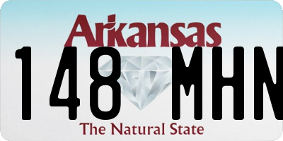 AR license plate 148MHN