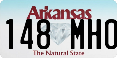 AR license plate 148MHO