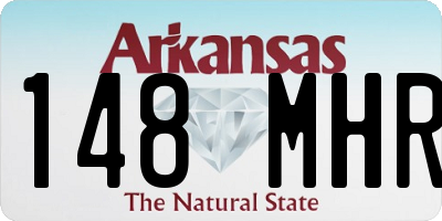 AR license plate 148MHR