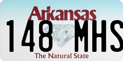 AR license plate 148MHS