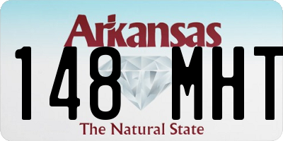 AR license plate 148MHT
