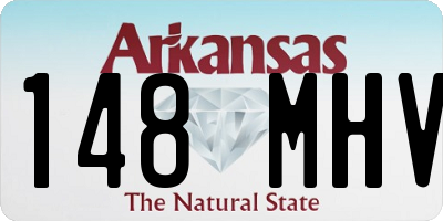 AR license plate 148MHV