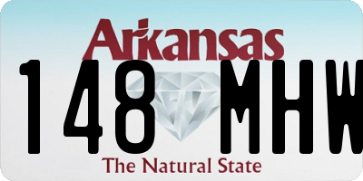AR license plate 148MHW