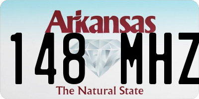 AR license plate 148MHZ