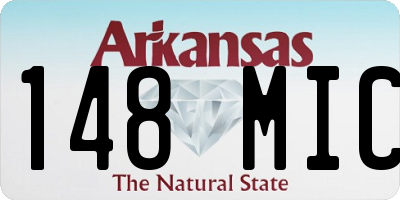 AR license plate 148MIC
