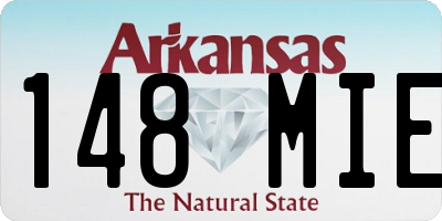 AR license plate 148MIE