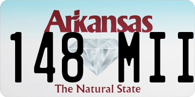 AR license plate 148MII