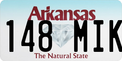 AR license plate 148MIK