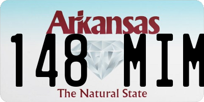 AR license plate 148MIM