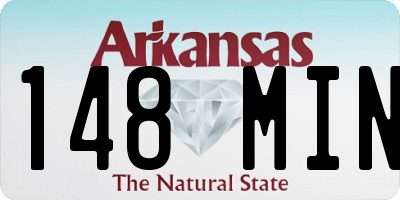 AR license plate 148MIN