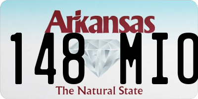 AR license plate 148MIO