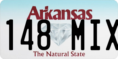 AR license plate 148MIX