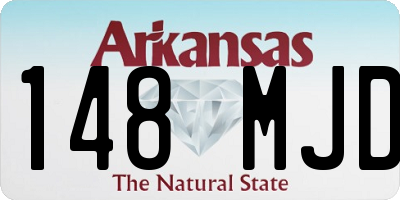 AR license plate 148MJD