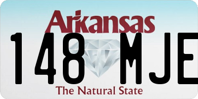 AR license plate 148MJE