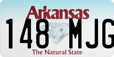 AR license plate 148MJG